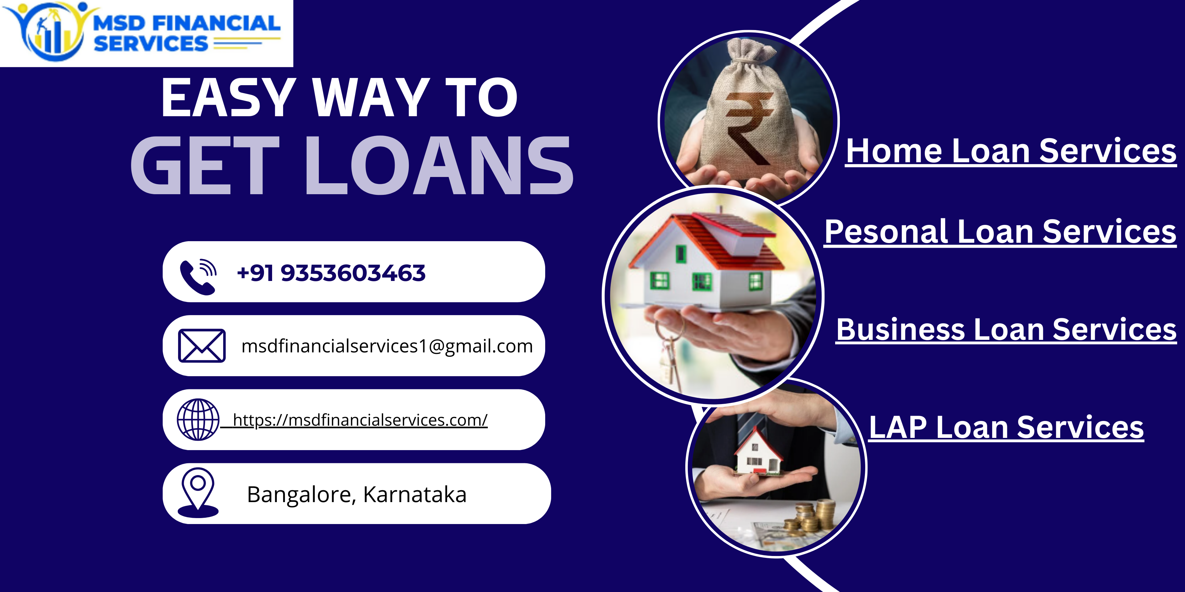 MSD Financial Services | Home Laon Services | Personal Loan Services| Business Loan Services | LAP Loans
